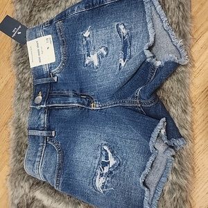 Girls Abercrombie denim shorts